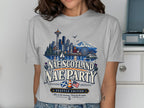 Seattle skyline with Mount Rainier, "Nae Scotland Nae Party," and "Seattle Edition" text.