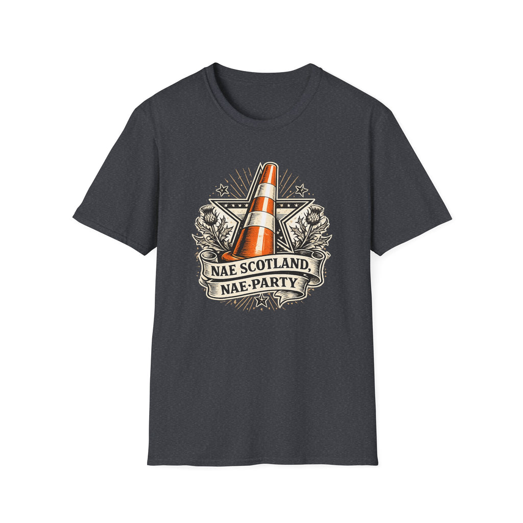 Copy of Copy of Nae Scotland, Nae Party – Scottish-American Cone Skull T-Shirt