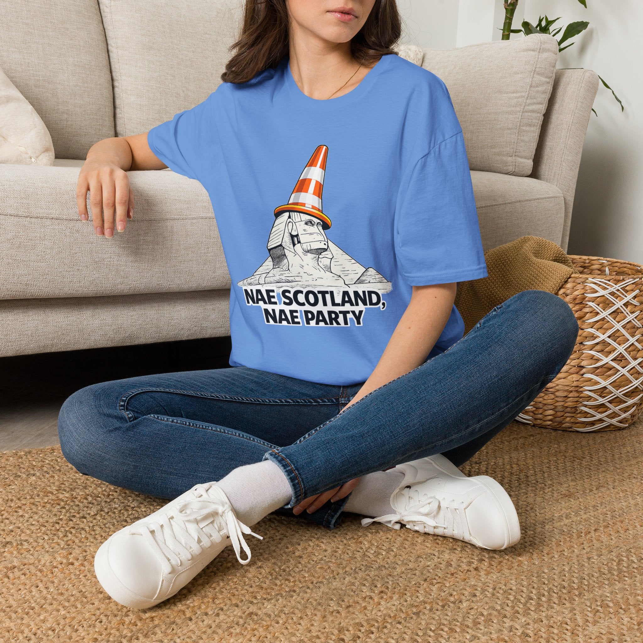Nae Scotland, Nae Party – Scottish Sphinx T-Shirt