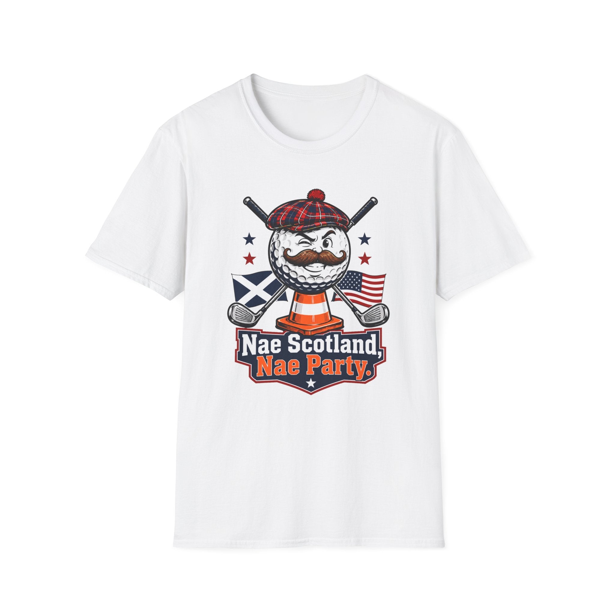 Golf Ball USA Scotland T-Shirt