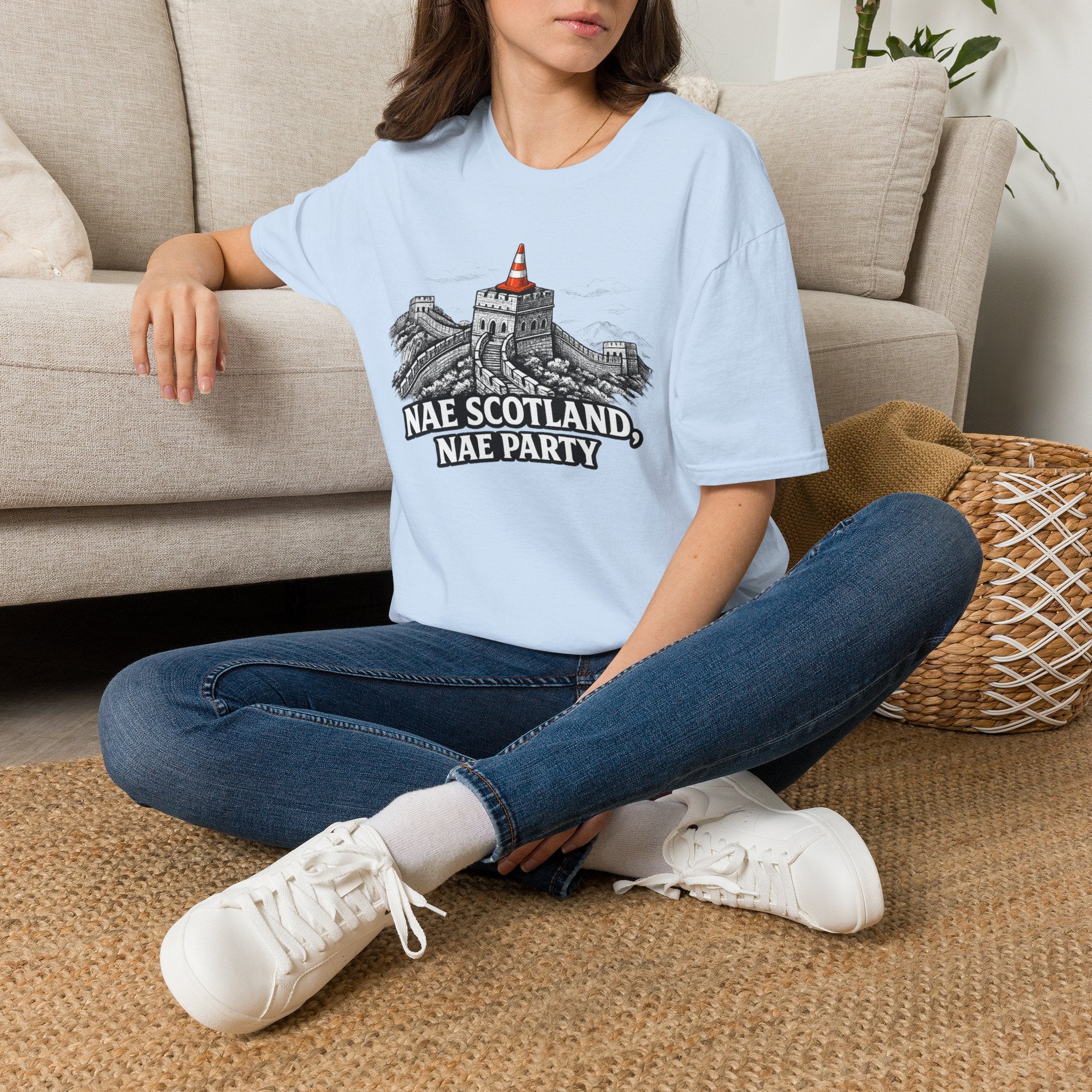 Nae Scotland, Nae Party – Great Wall Cone T-Shirt