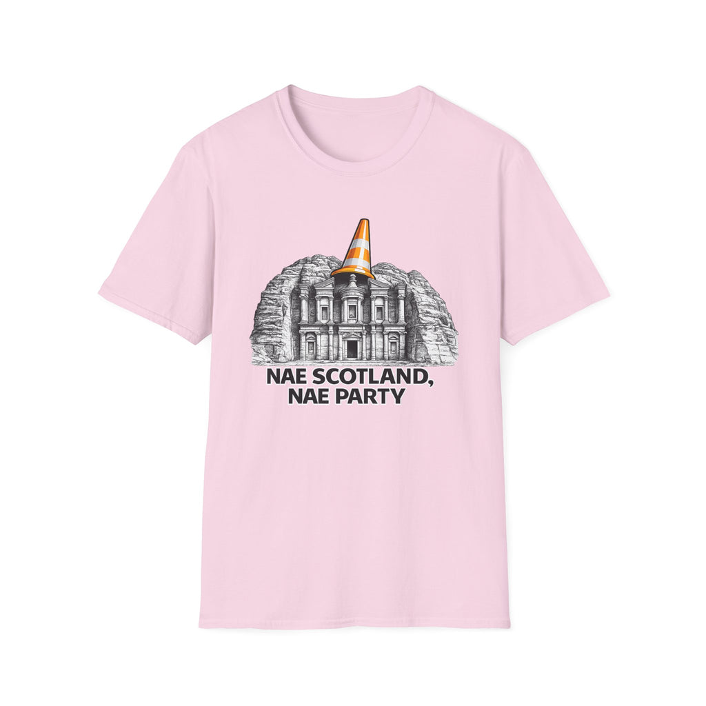 Nae Scotland Nae Party – Petra Treasury Cone T-Shirt