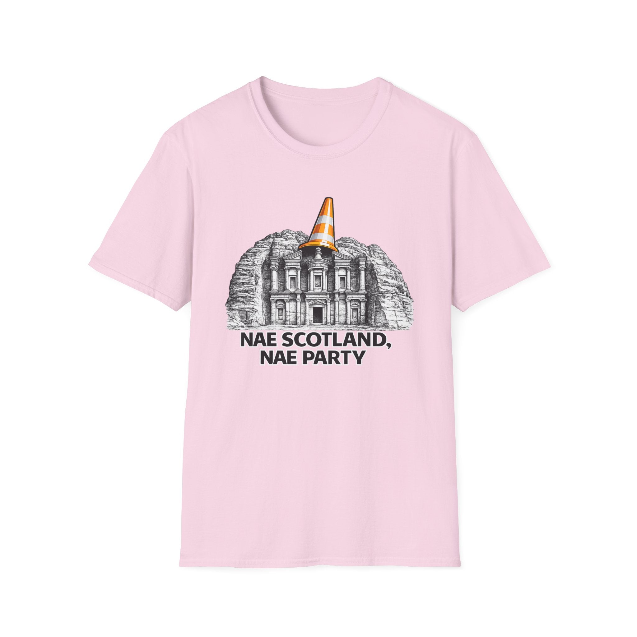 Nae Scotland Nae Party – Petra Treasury Cone T-Shirt