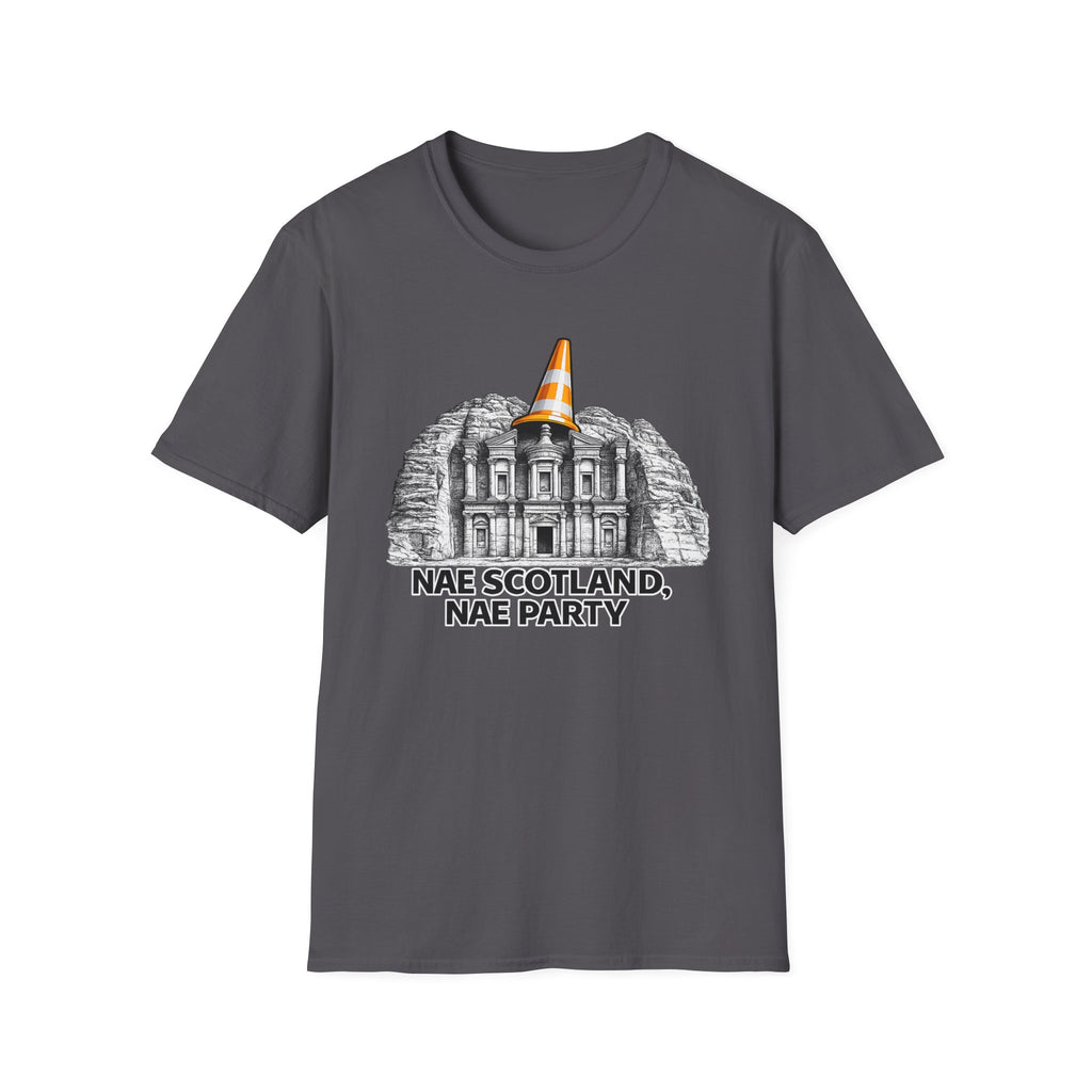 Nae Scotland Nae Party – Petra Treasury Cone T-Shirt