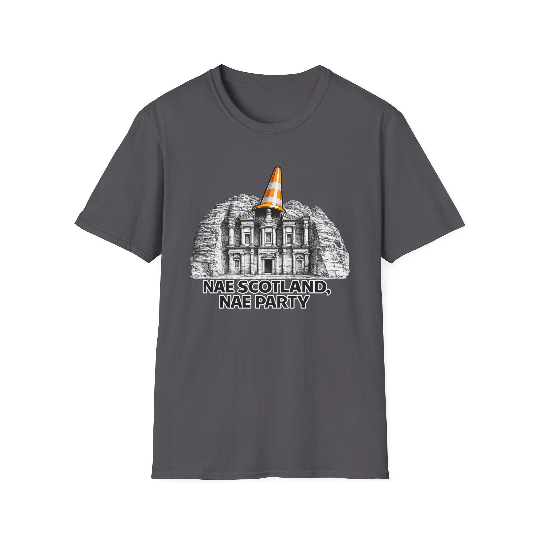 Nae Scotland Nae Party – Petra Treasury Cone T-Shirt
