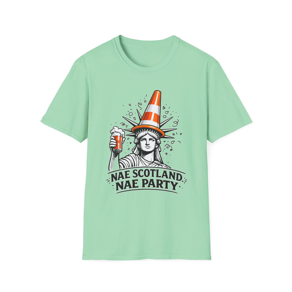 Nae Scotland, Nae Party – Liberty Cone Pint T-Shirt