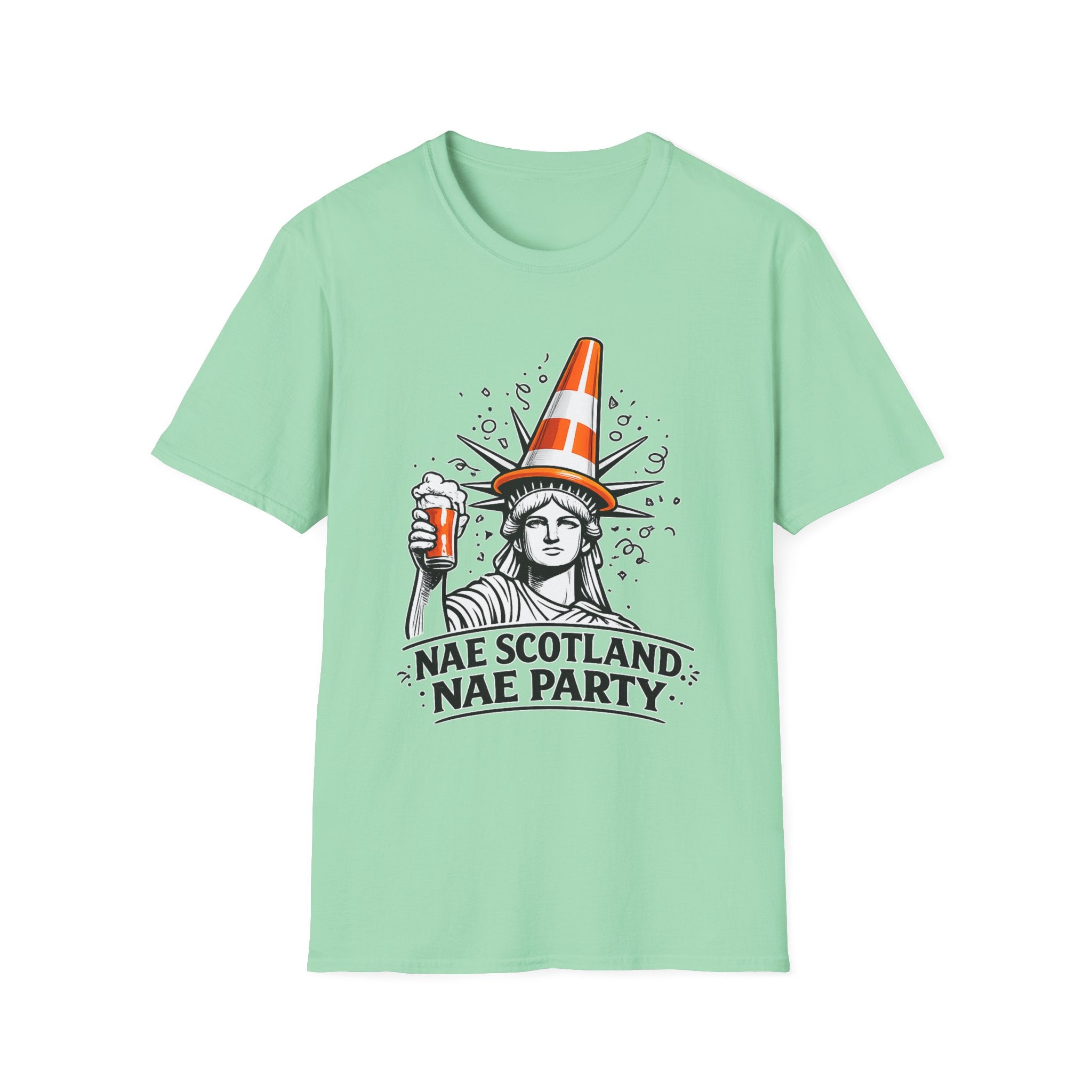 Nae Scotland, Nae Party – Liberty Cone Pint T-Shirt