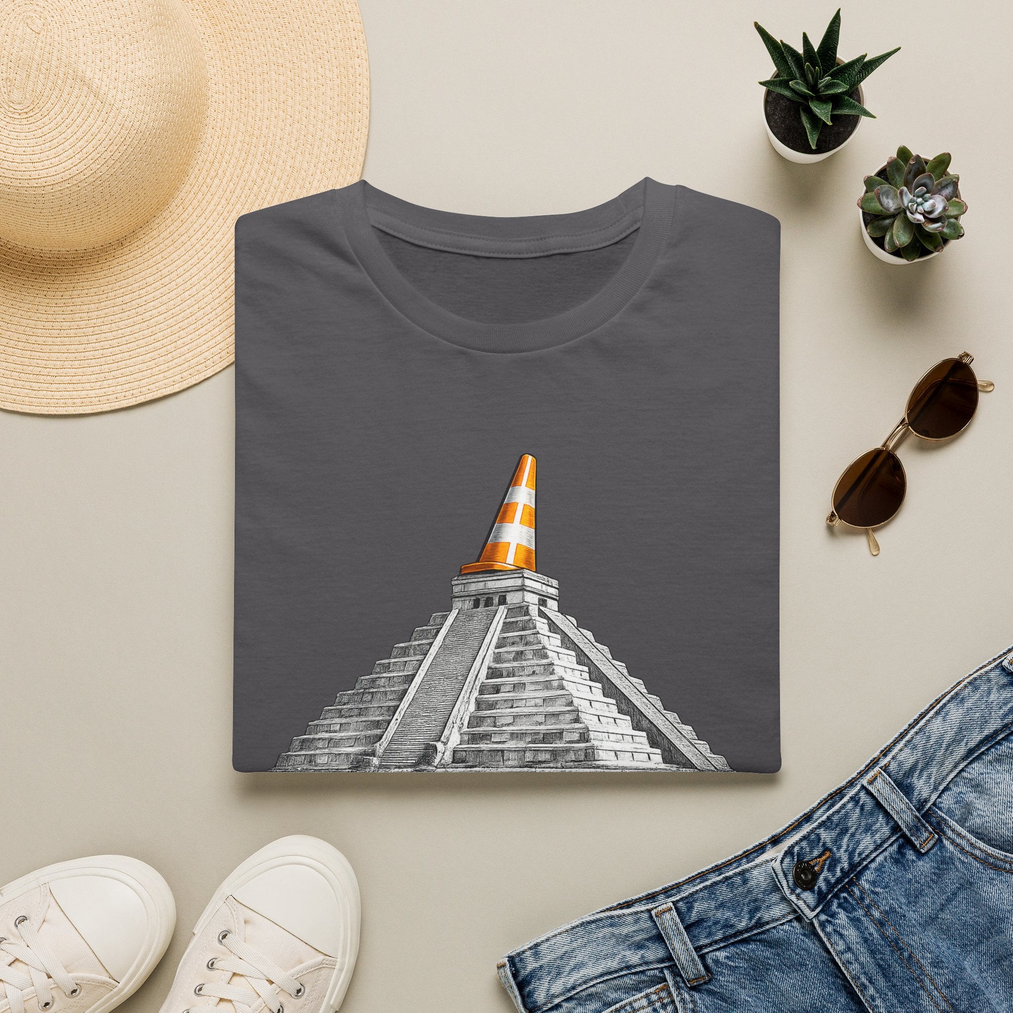 Nae Scotland, Nae Party – Chichén Itzá Cone T-Shirt