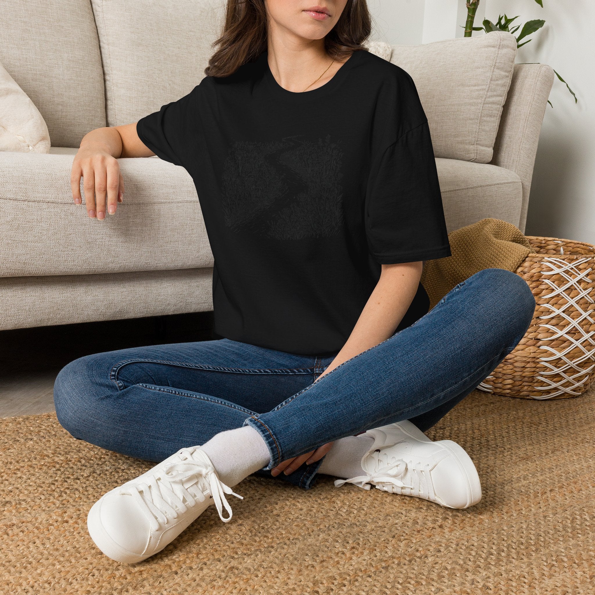 Winding path through grass T-Shirt