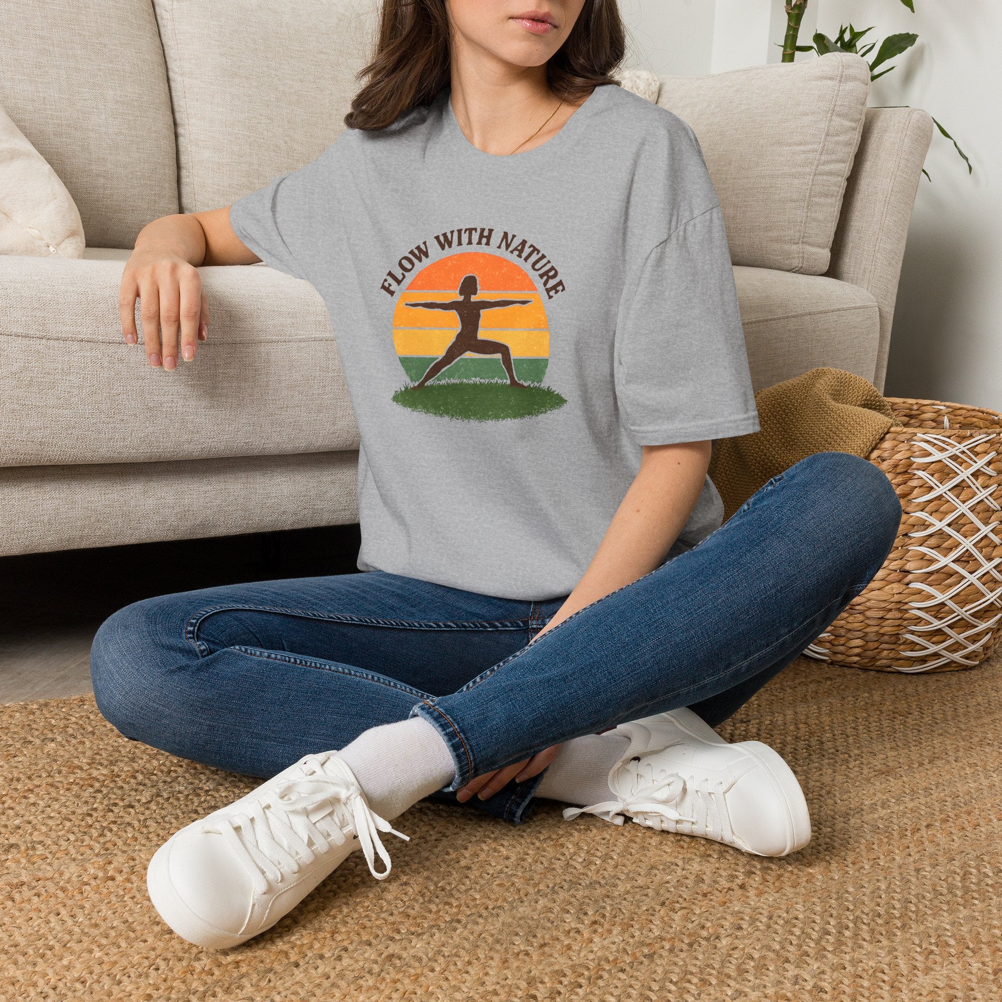 Sunset Nature Yoga T-Shirt
