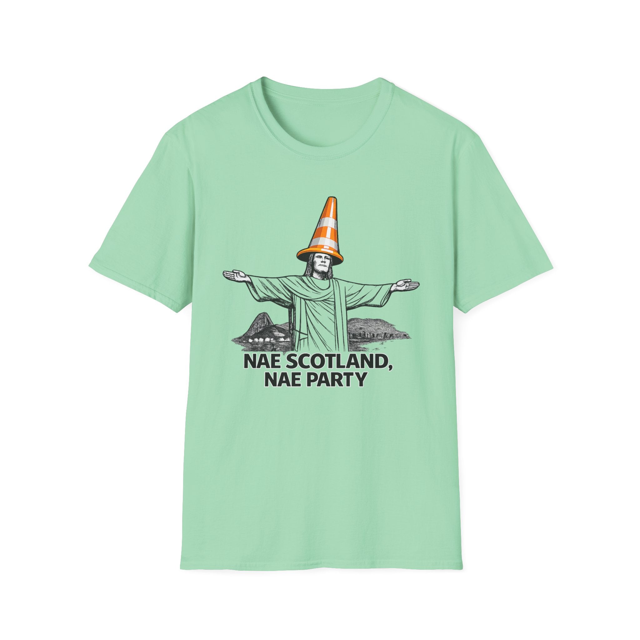 Copy of Nae Scotland, Nae Party – Tartan Pickleball Ace T-Shirt