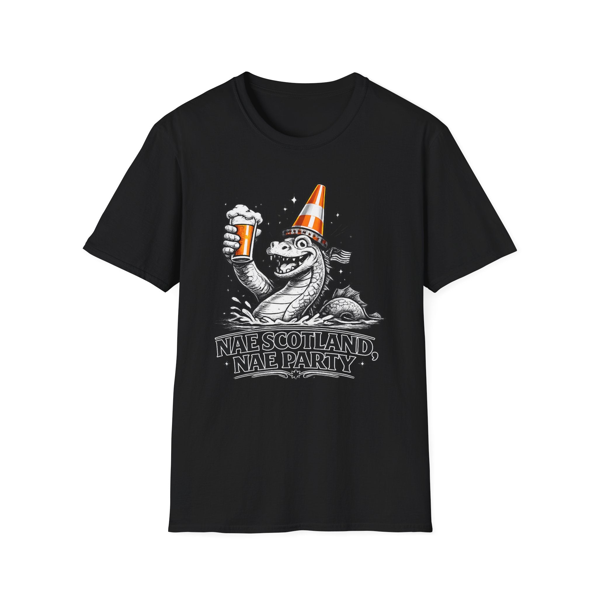 Nae Scotland, Nae Party – Nessie Cone T-Shirt