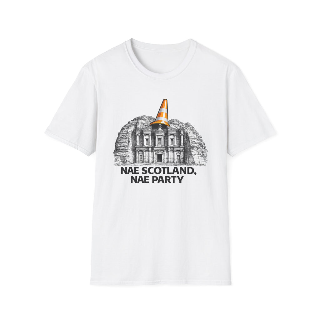 Nae Scotland Nae Party – Petra Treasury Cone T-Shirt