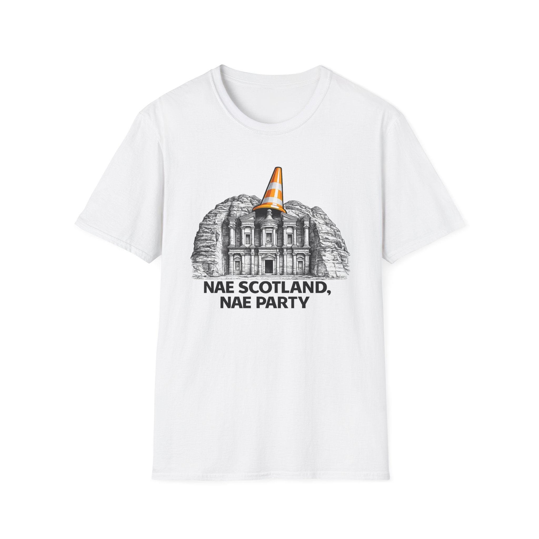 Nae Scotland Nae Party – Petra Treasury Cone T-Shirt