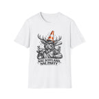 Nae Scotland, Nae Party – Highland Stag Slugger T-Shirt