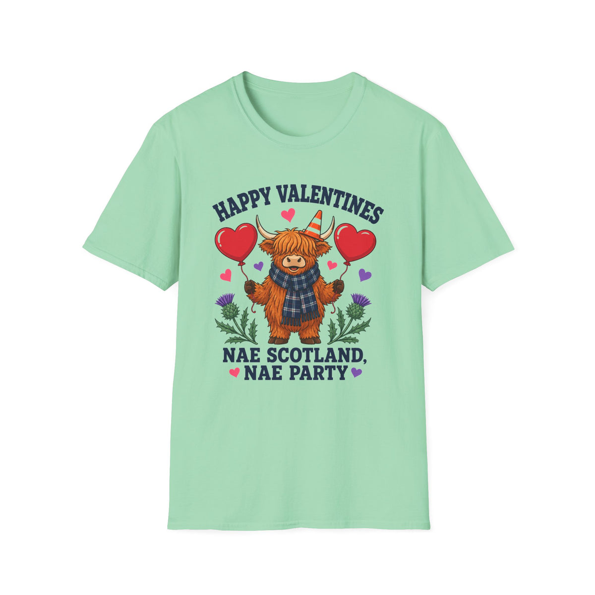 Valentines Highland Cow T-Shirt