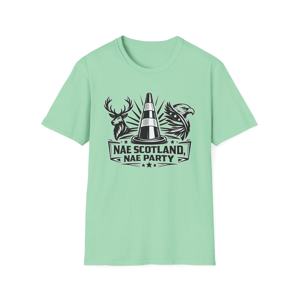 Nae Scotland, Nae Party – Deer - Eagle Cone T-Shirt