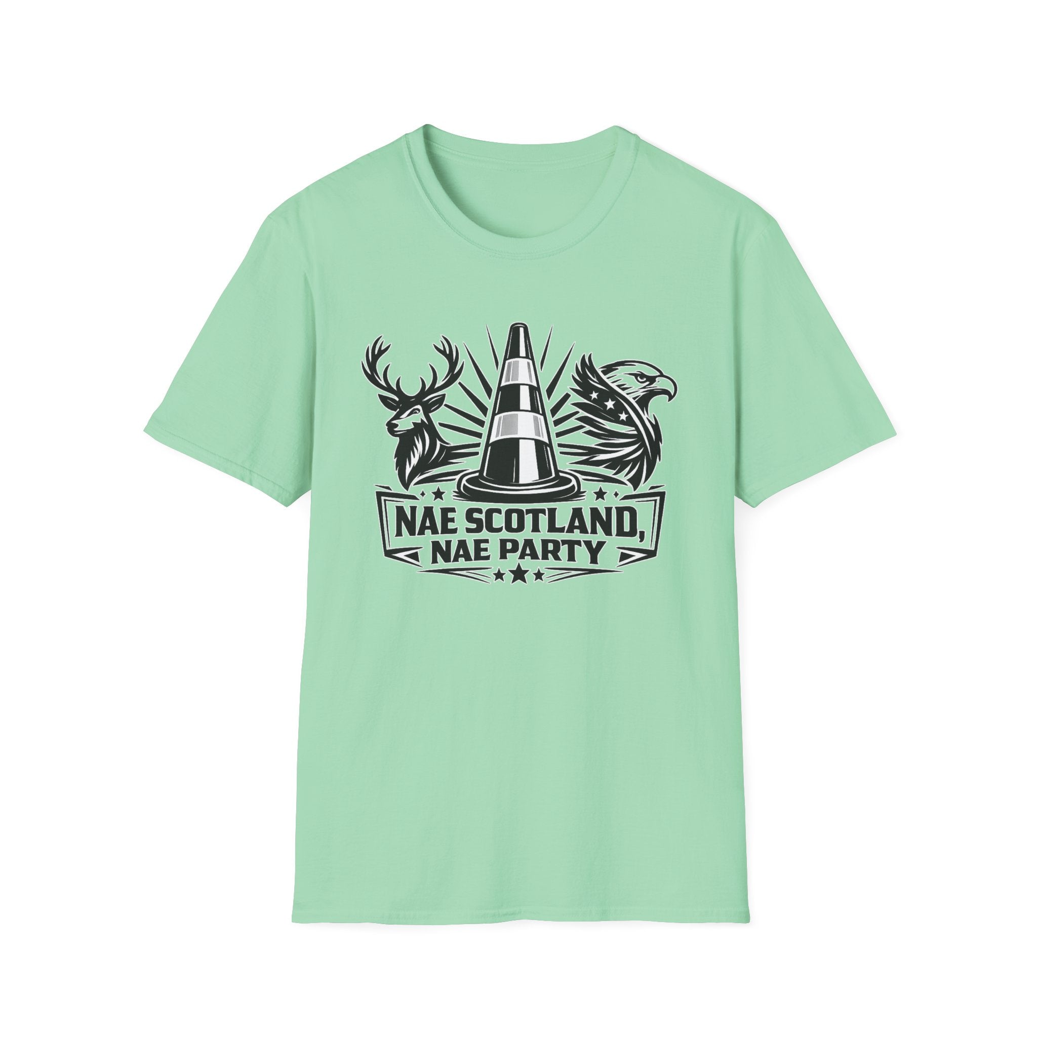 Nae Scotland, Nae Party – Deer - Eagle Cone T-Shirt