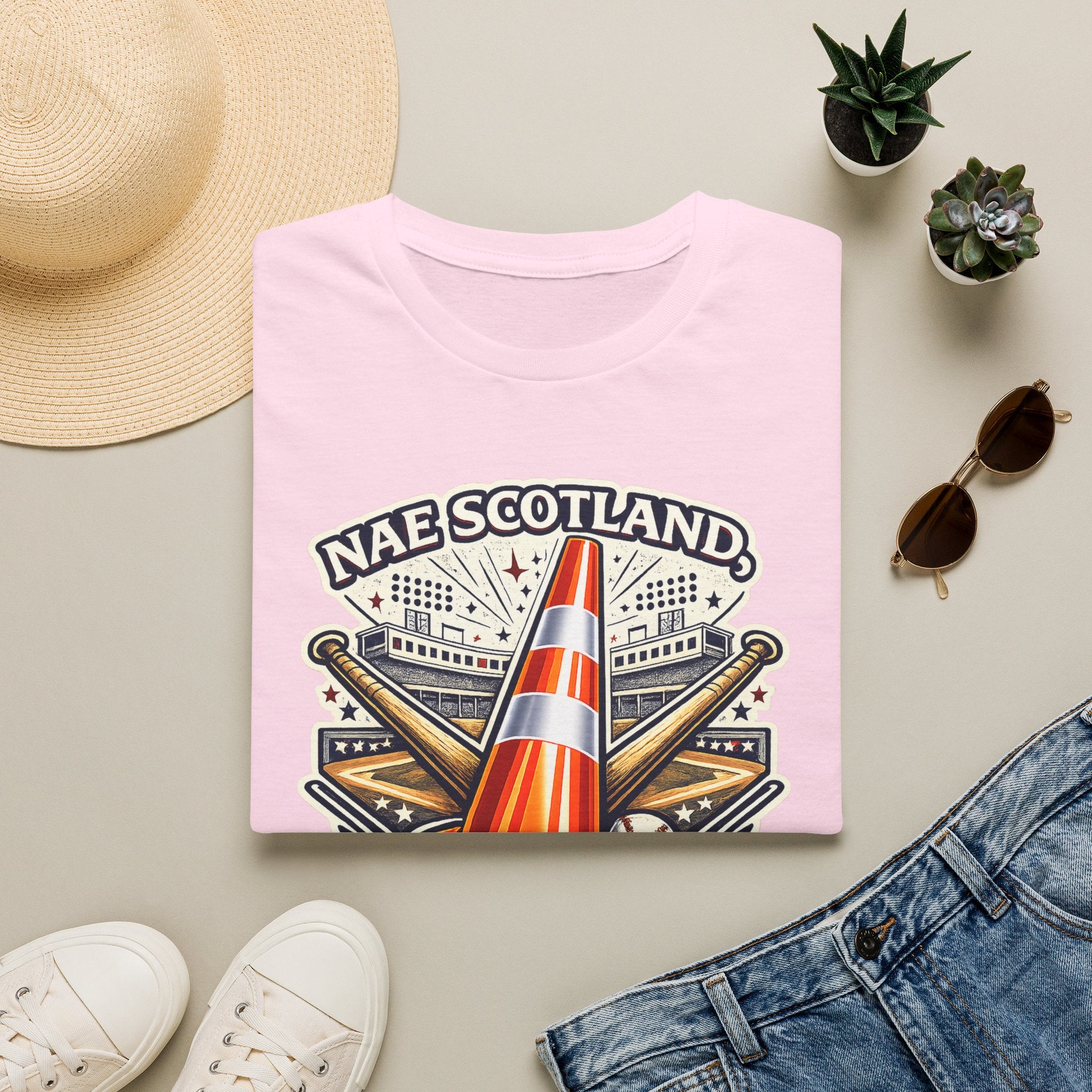 Nae Scotland, Nae Party – Baseball Stadium Cone T-Shirt