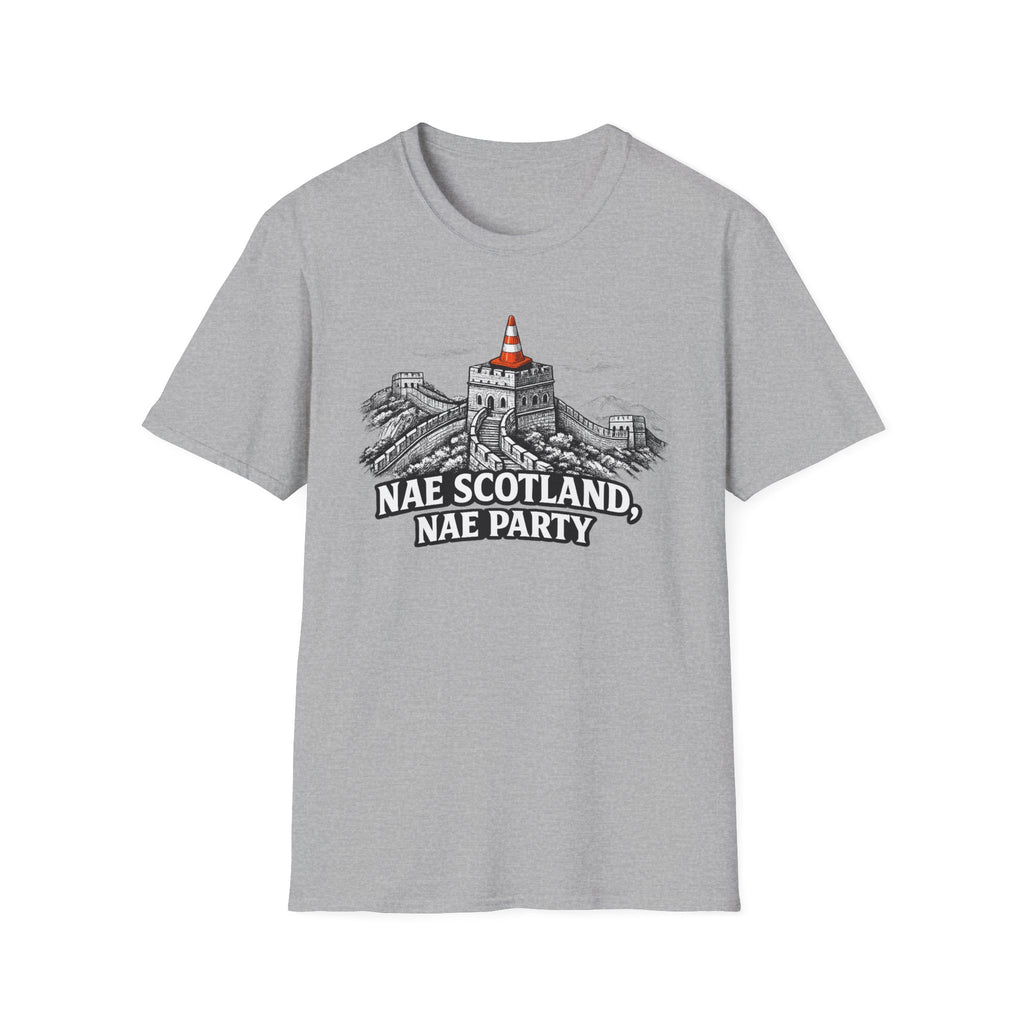 Nae Scotland, Nae Party – Great Wall Cone T-Shirt