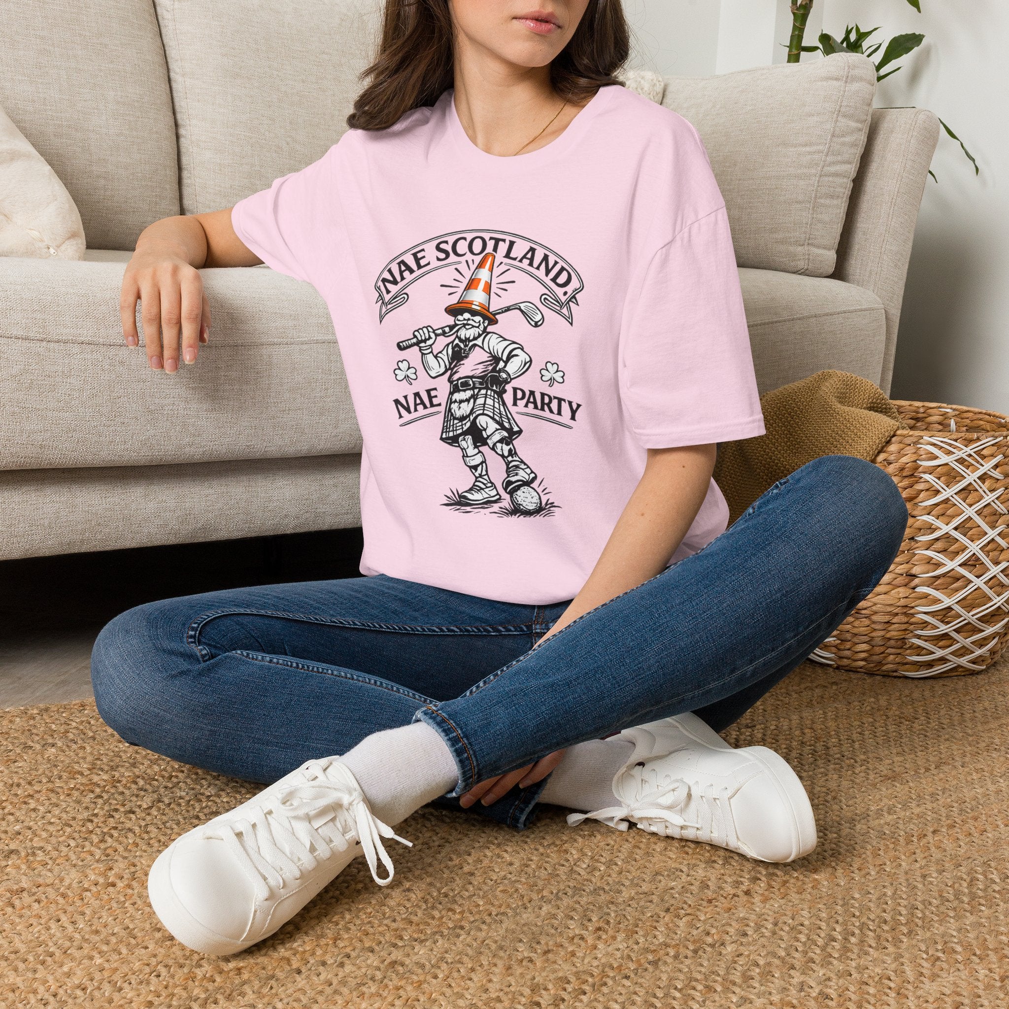 Copy of Nae Scotland, Nae Party – Baseball Stadium Cone T-Shirt