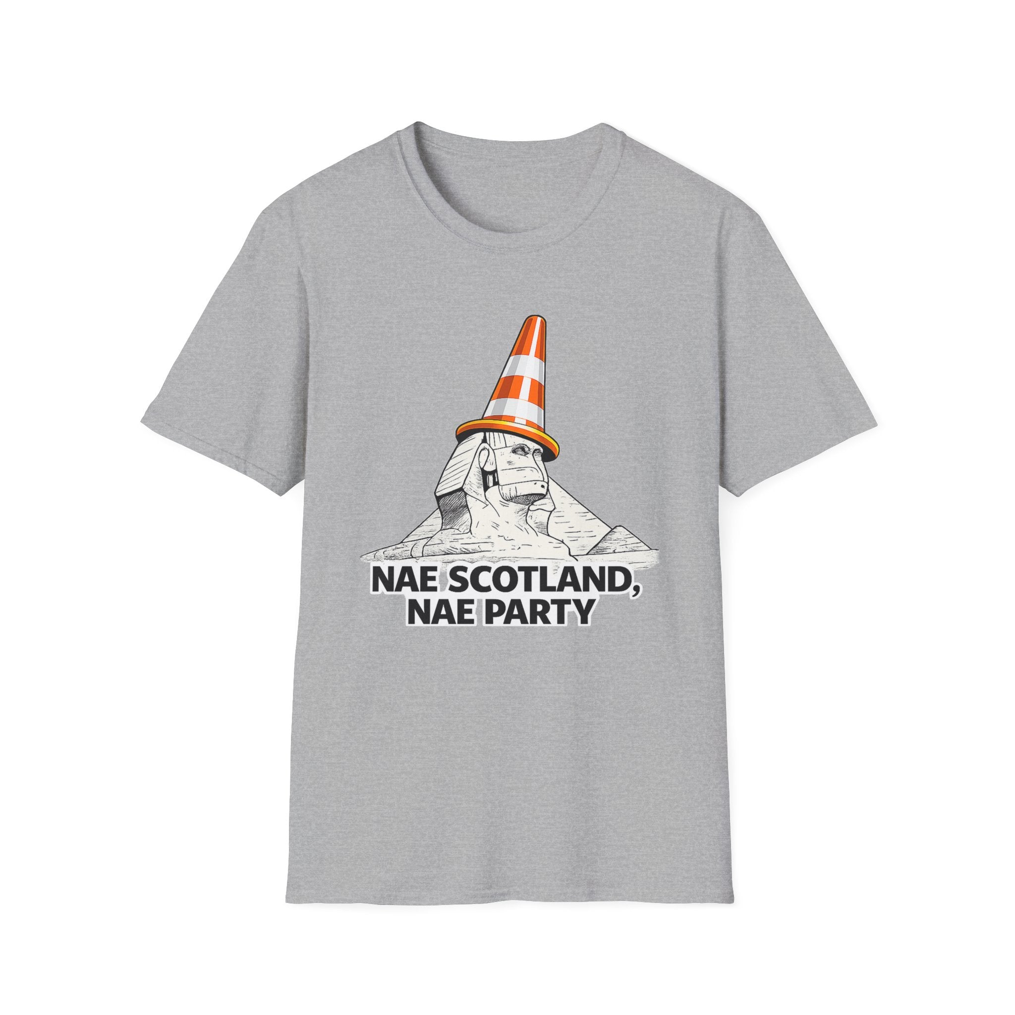 Nae Scotland, Nae Party – Scottish Sphinx T-Shirt