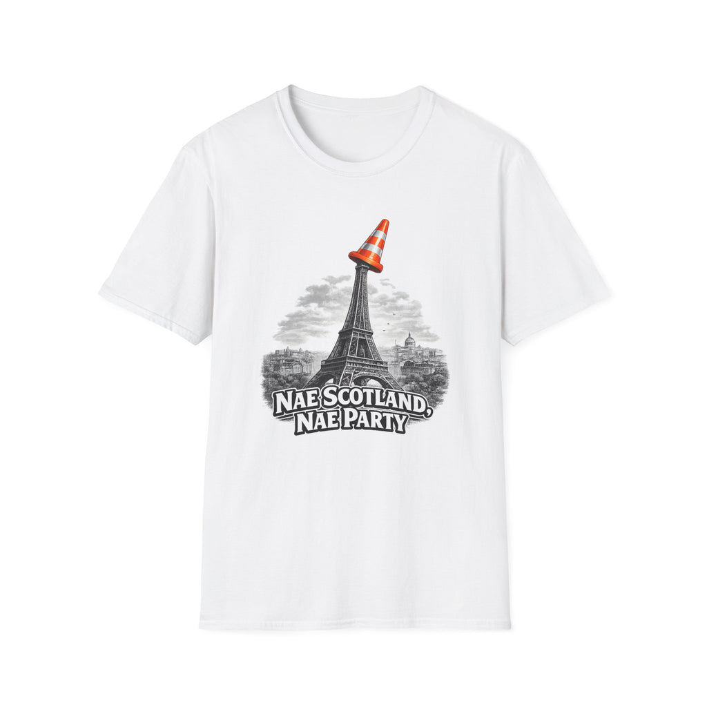 Copy of Nae Scotland, Nae Party – Eiffel Tower Cone T-Shirt