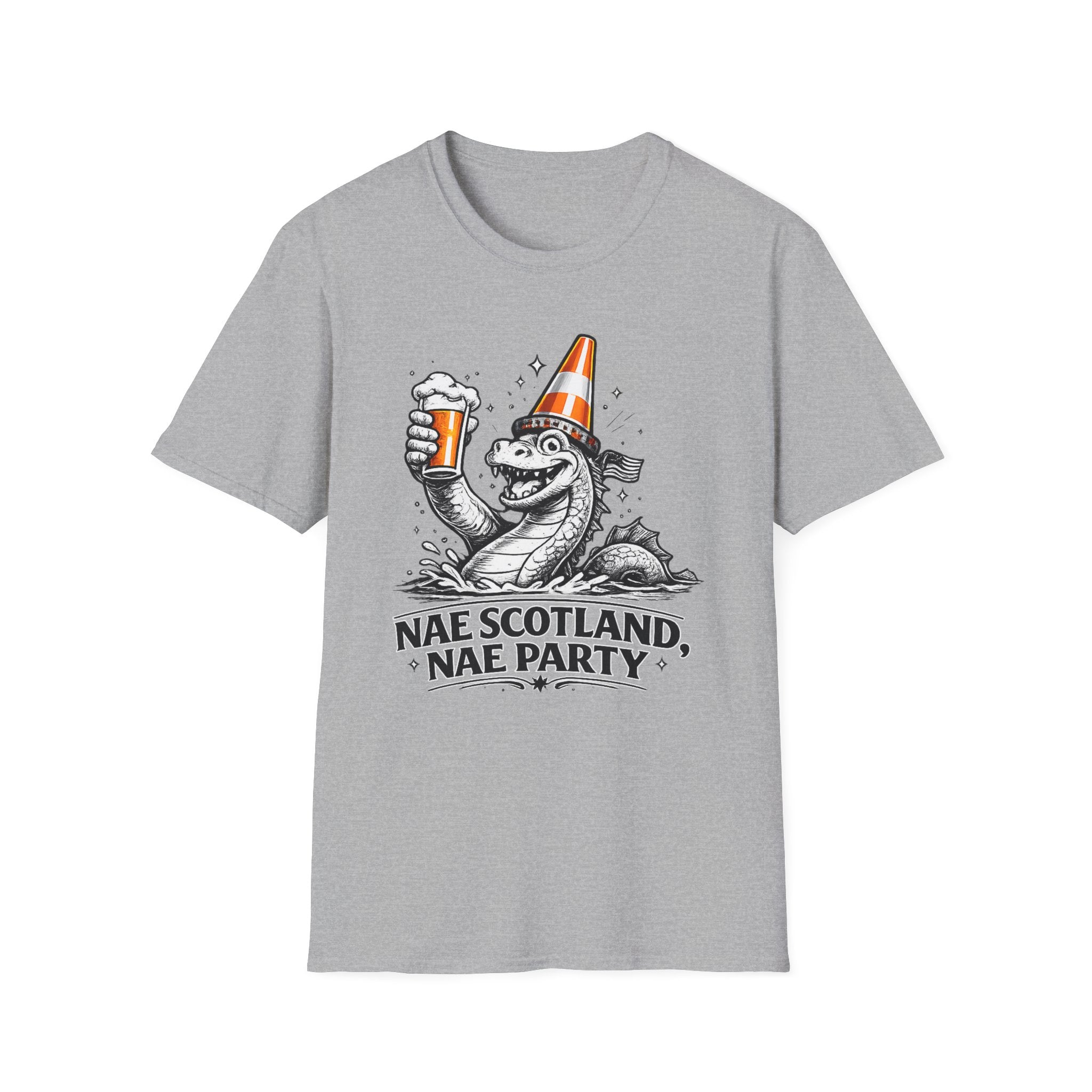 Nae Scotland, Nae Party – Nessie Cone T-Shirt