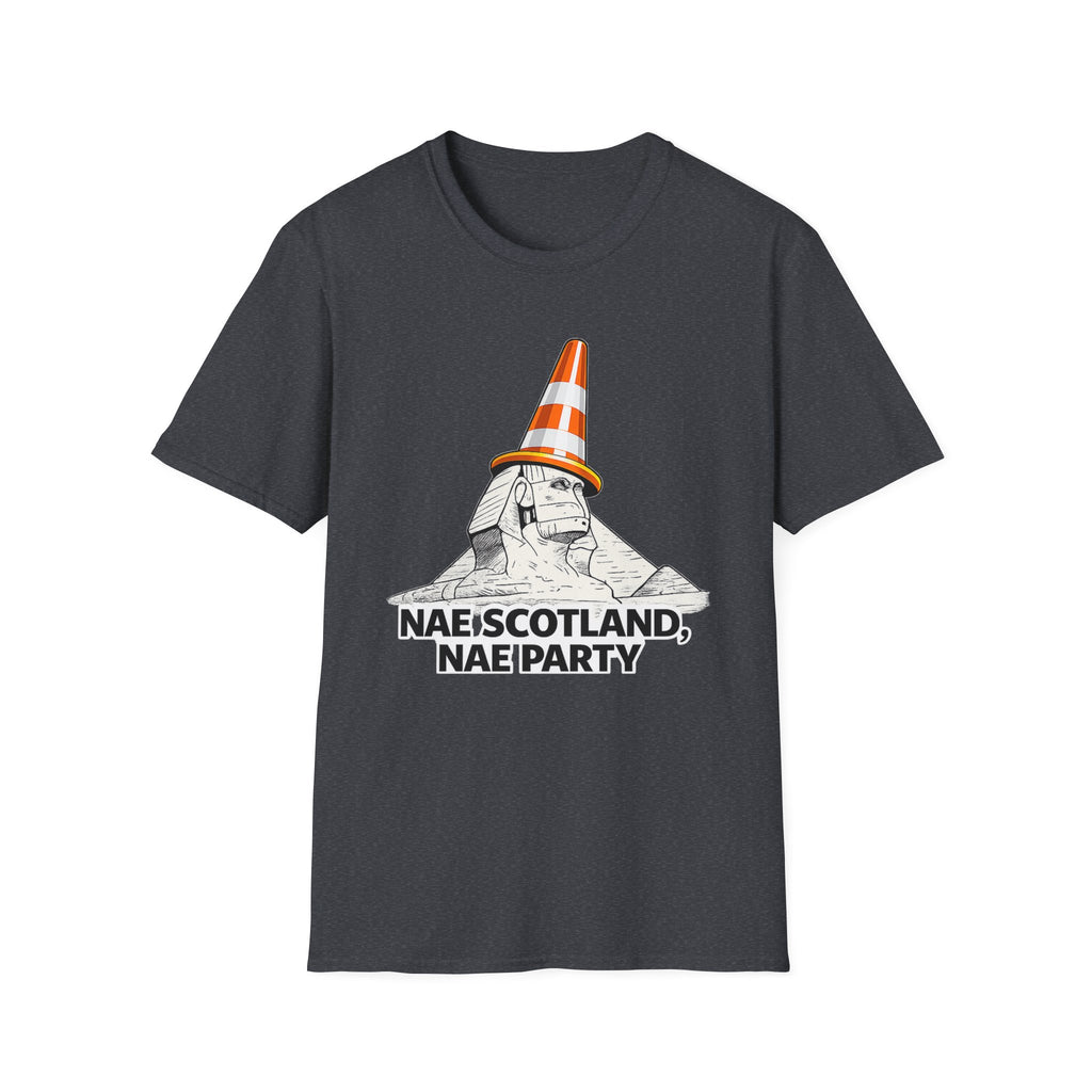 Nae Scotland, Nae Party – Scottish Sphinx T-Shirt