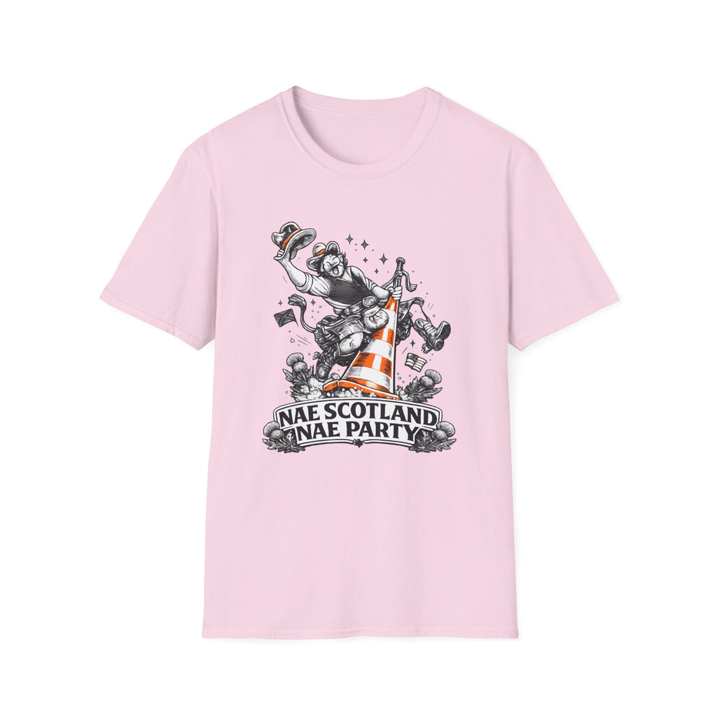Nae Scotland, Nae Party – Scottish Cowboy Cone T-Shirt