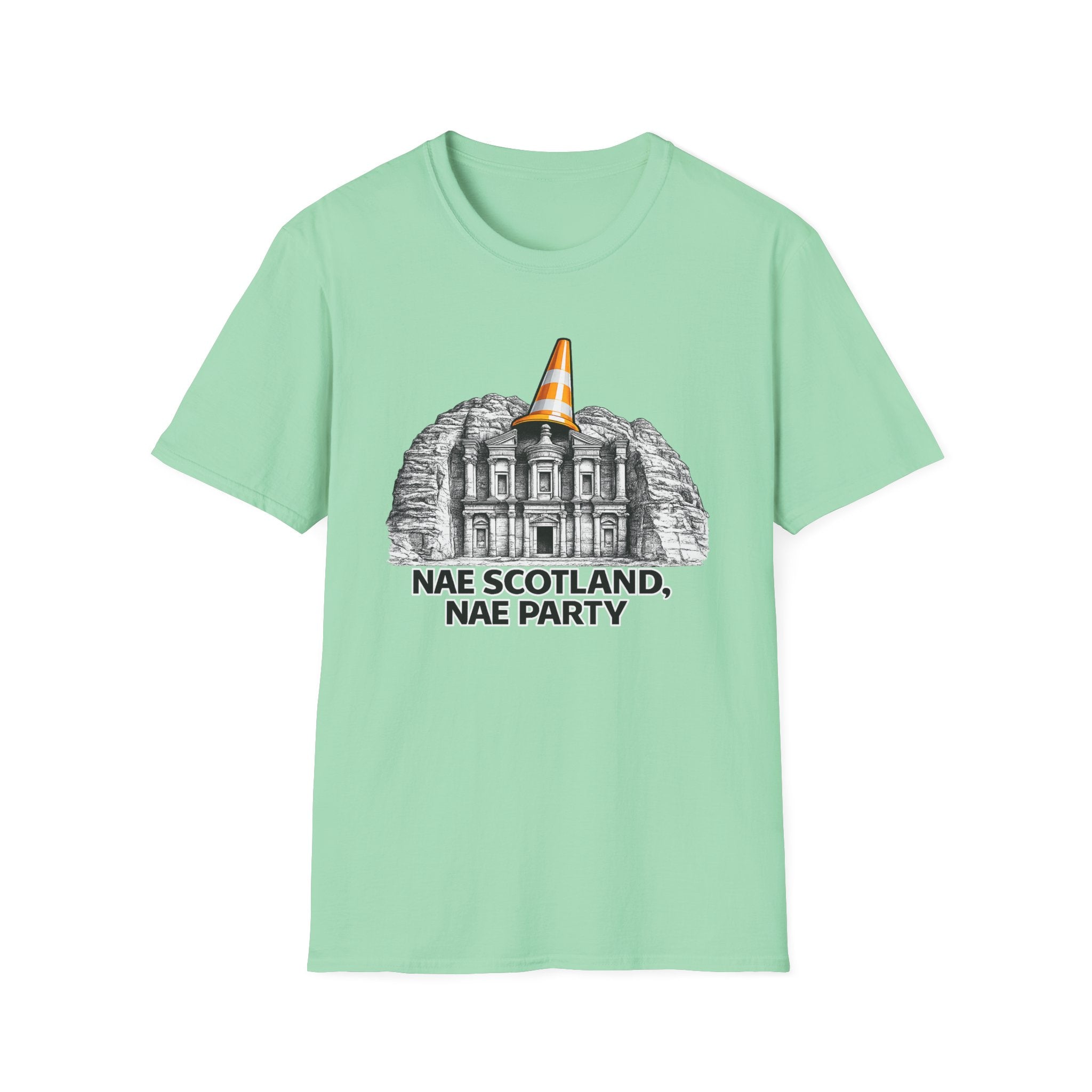 Nae Scotland Nae Party – Petra Treasury Cone T-Shirt