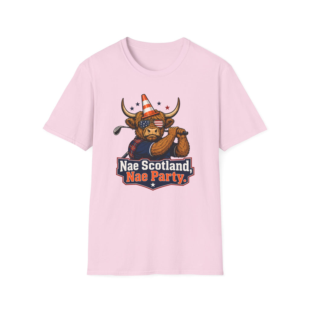Highland Cow Golfer T-Shirt