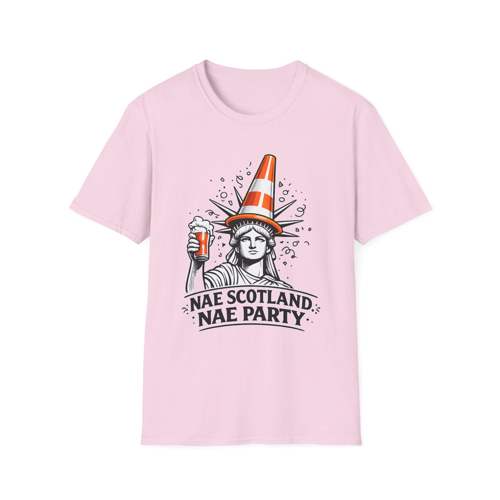 Nae Scotland, Nae Party – Liberty Cone Pint T-Shirt