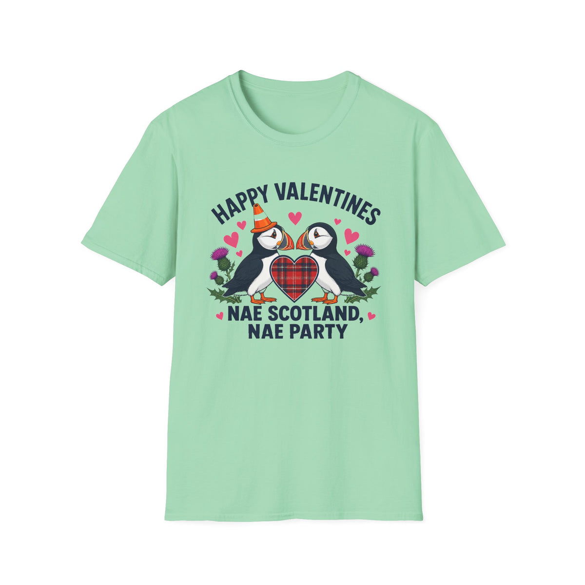 Valentines Puffins T-Shirt