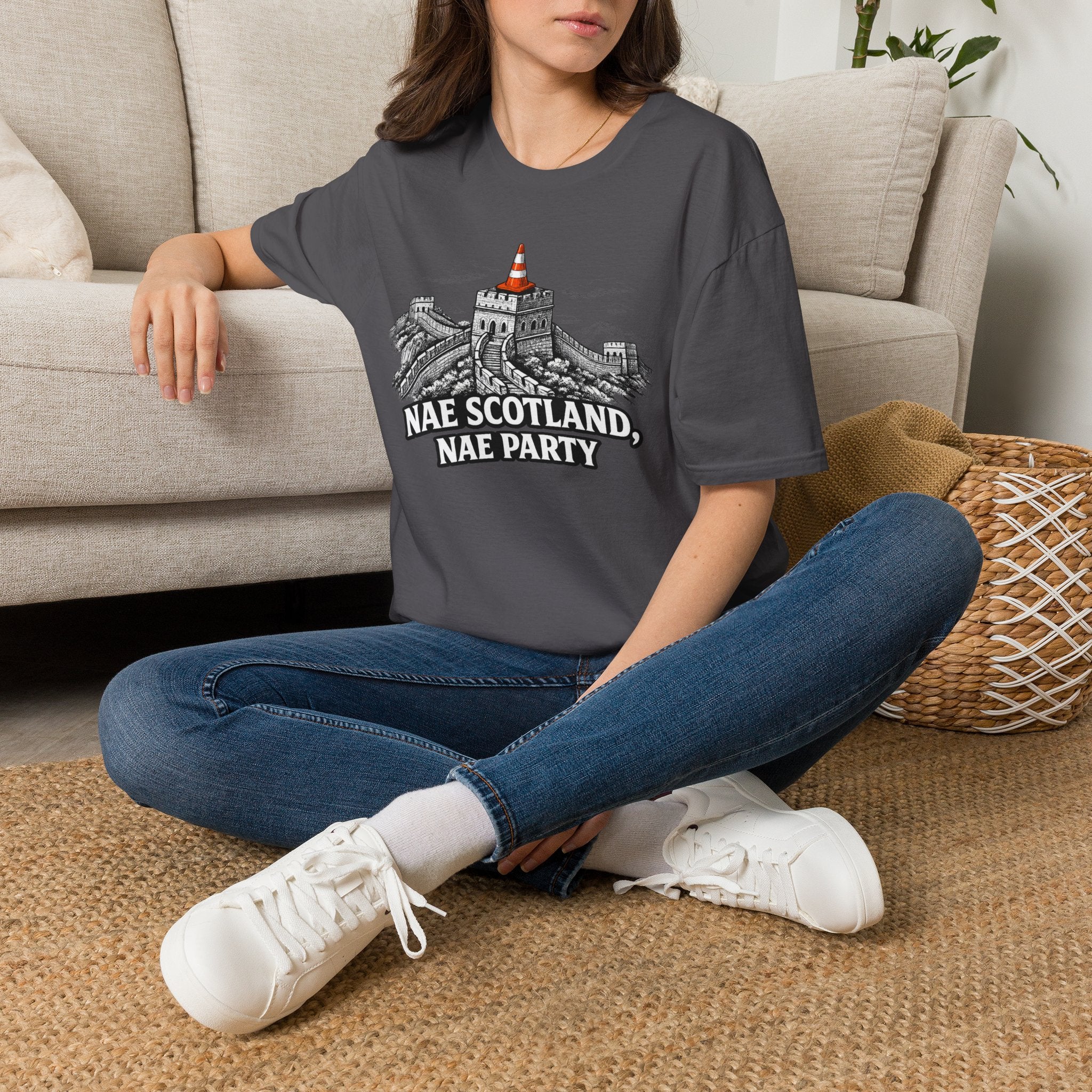Nae Scotland, Nae Party – Great Wall Cone T-Shirt