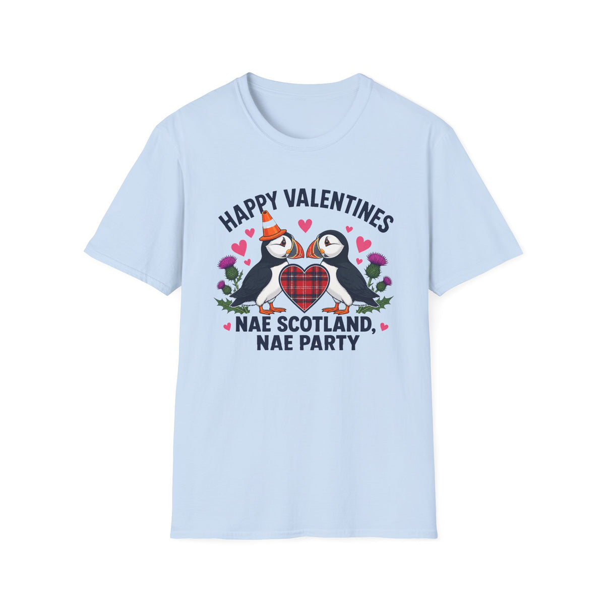 Valentines Puffins T-Shirt