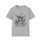 Nae Scotland, Nae Party – Highland Stag Slugger T-Shirt