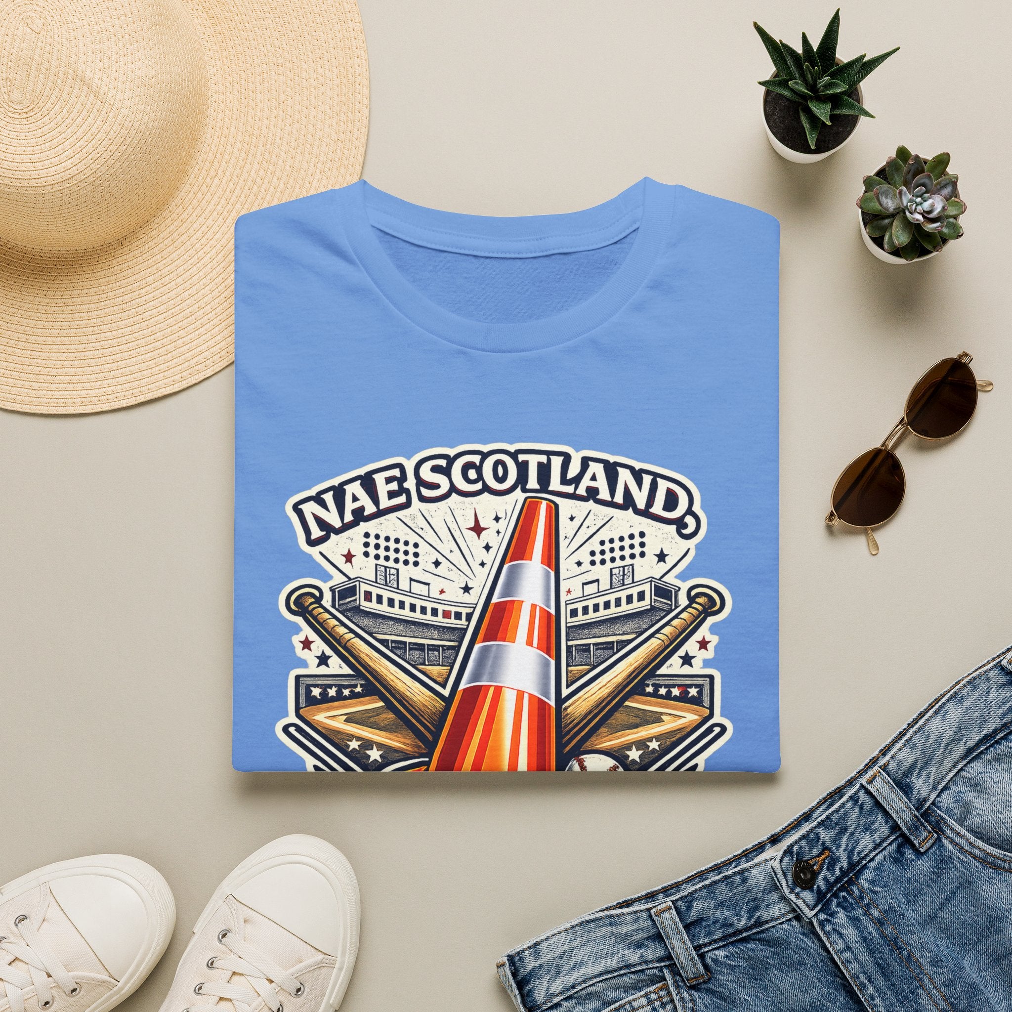 Nae Scotland, Nae Party – Baseball Stadium Cone T-Shirt