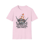 Nae Scotland, Nae Party – Highland Cow Cone T-Shirt