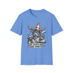 Nae Scotland, Nae Party – Highland Stag Slugger T-Shirt