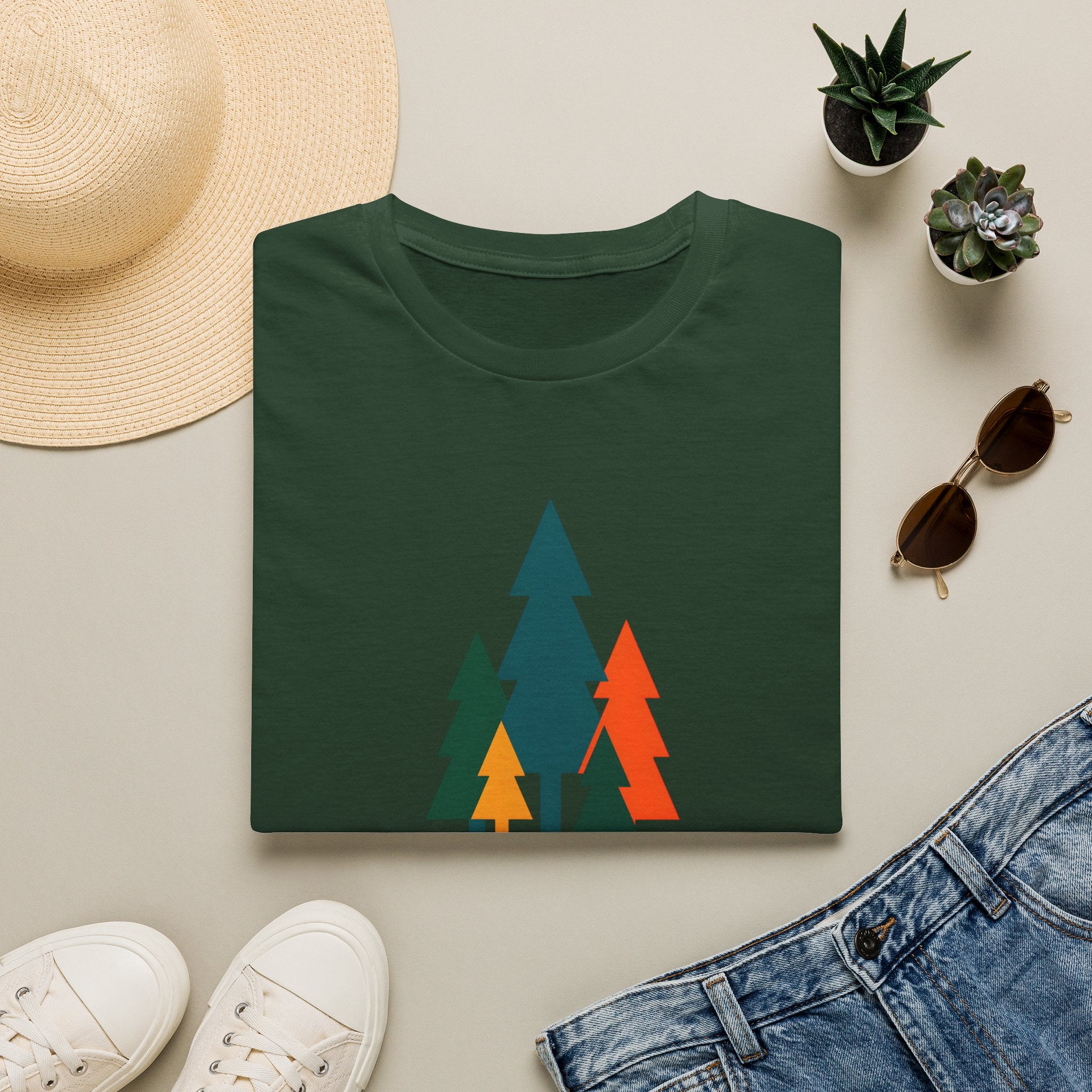Colorful pine trees T-Shirt