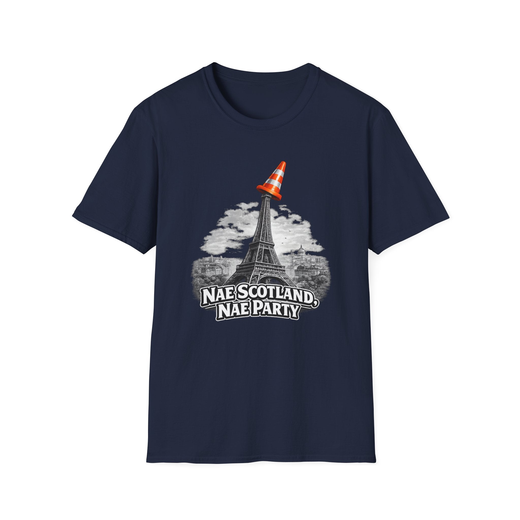Copy of Nae Scotland, Nae Party – Eiffel Tower Cone T-Shirt