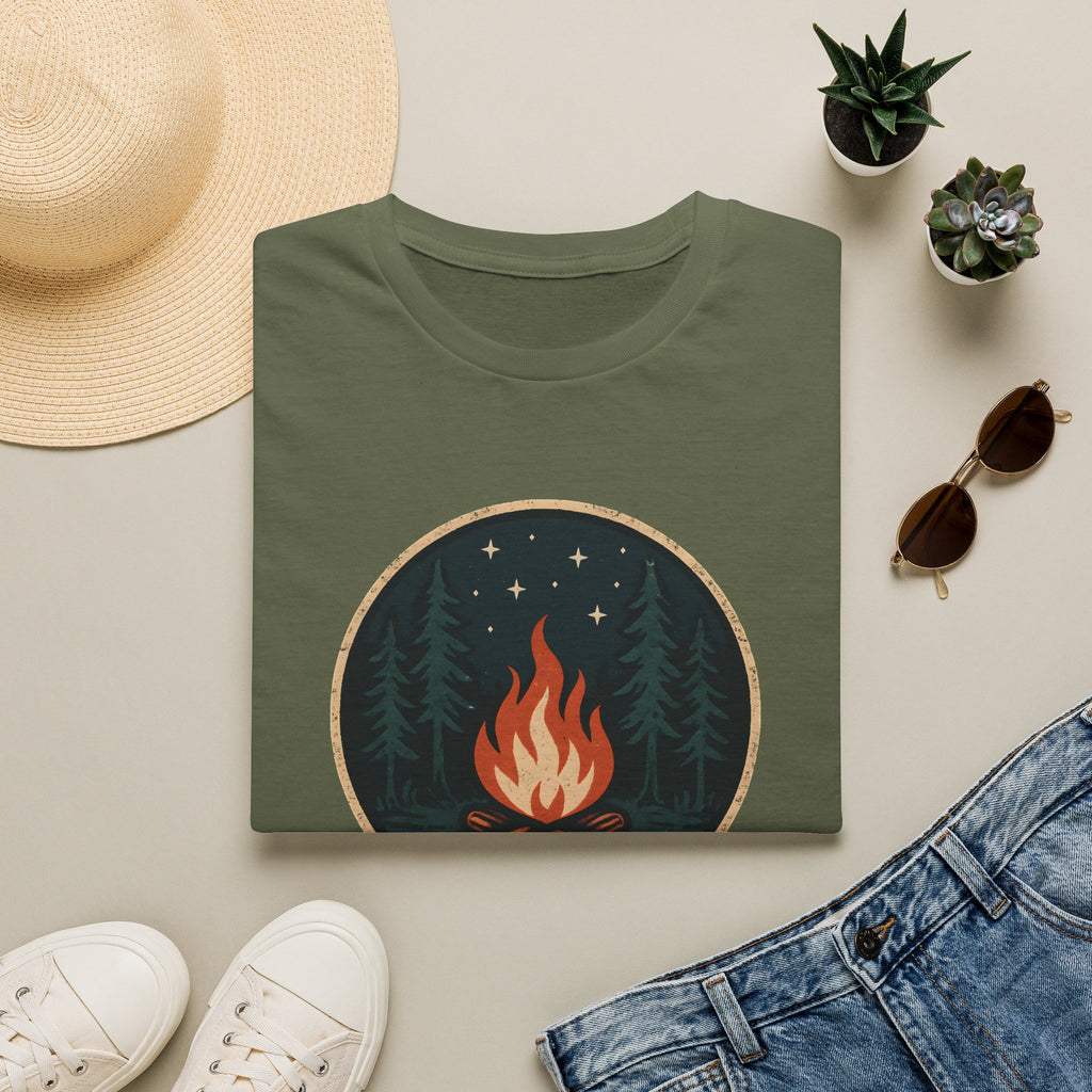 Forest Campfire at Night T-Shirt