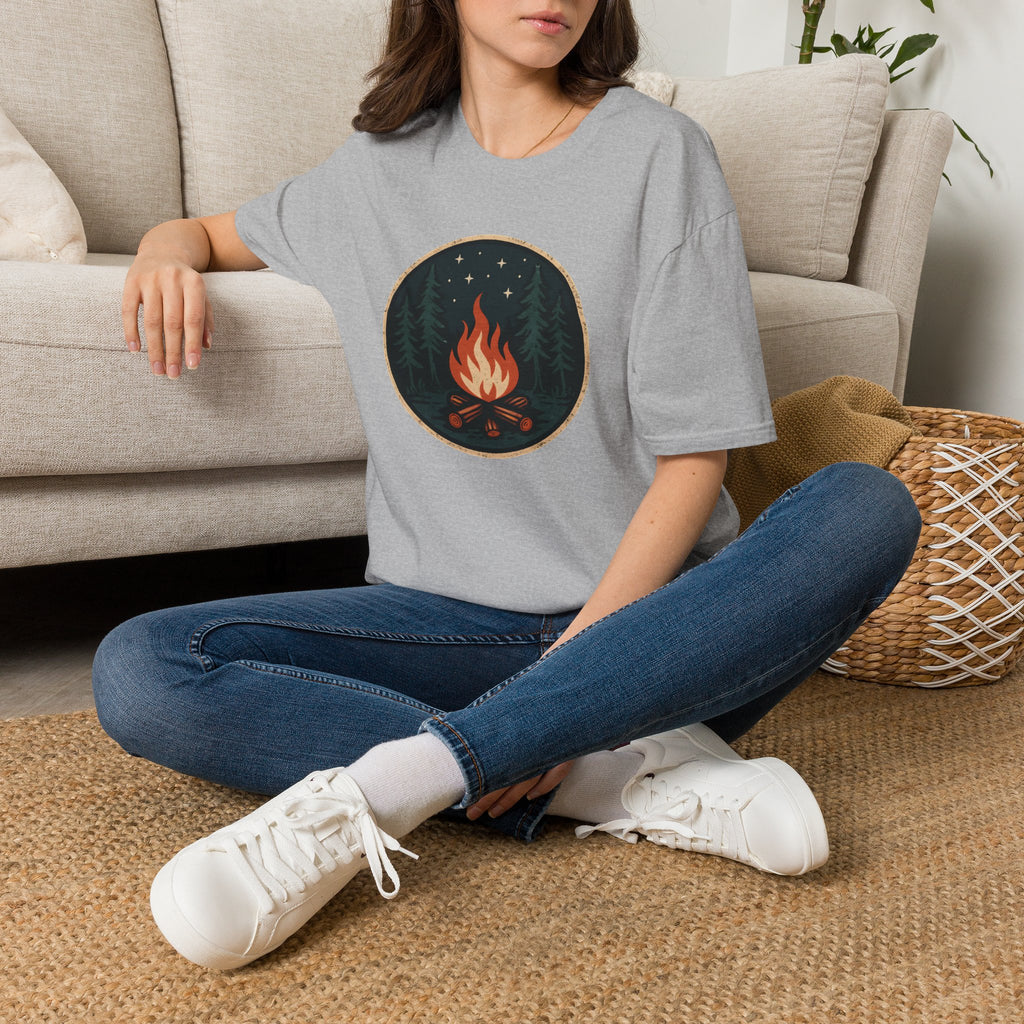 Forest Campfire at Night T-Shirt