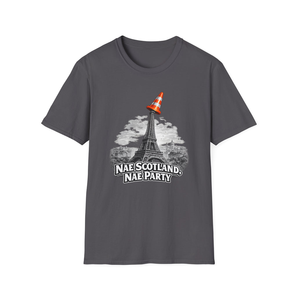 Copy of Nae Scotland, Nae Party – Eiffel Tower Cone T-Shirt