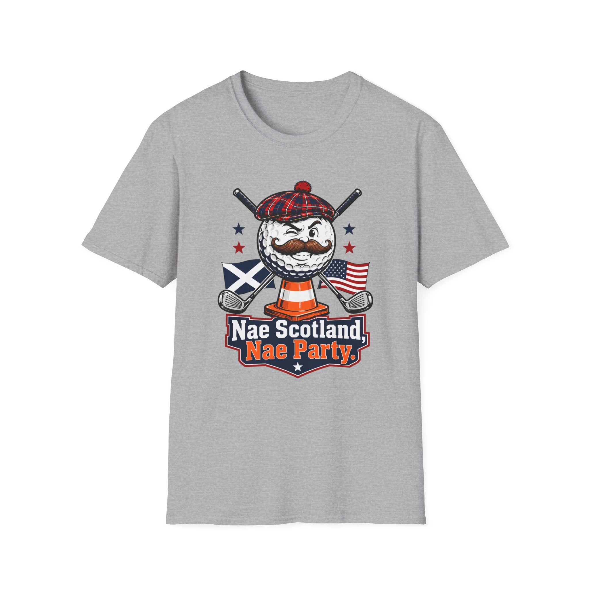 Golf Ball USA Scotland T-Shirt