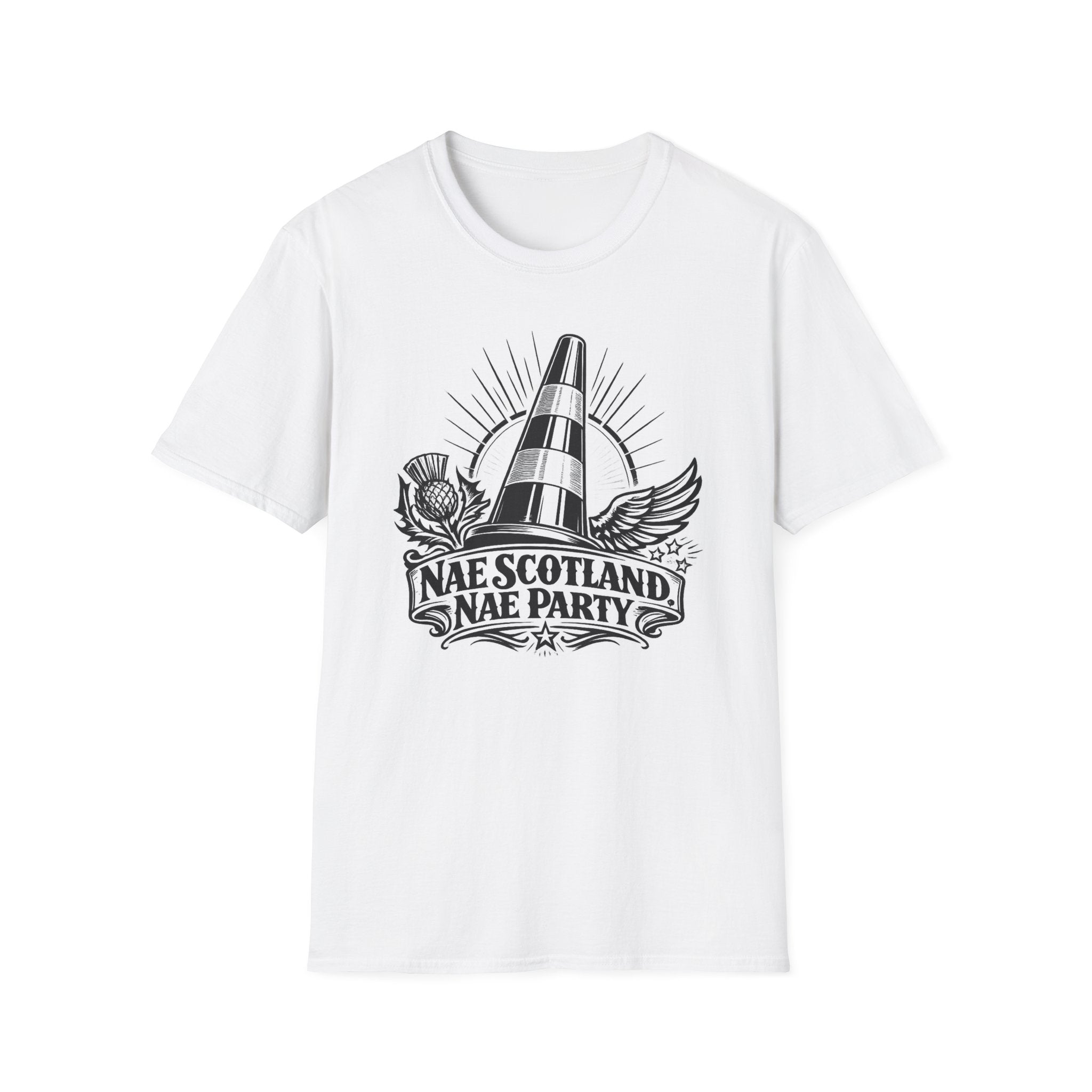 Nae Scotland, Nae Party – Thistles T-Shirt