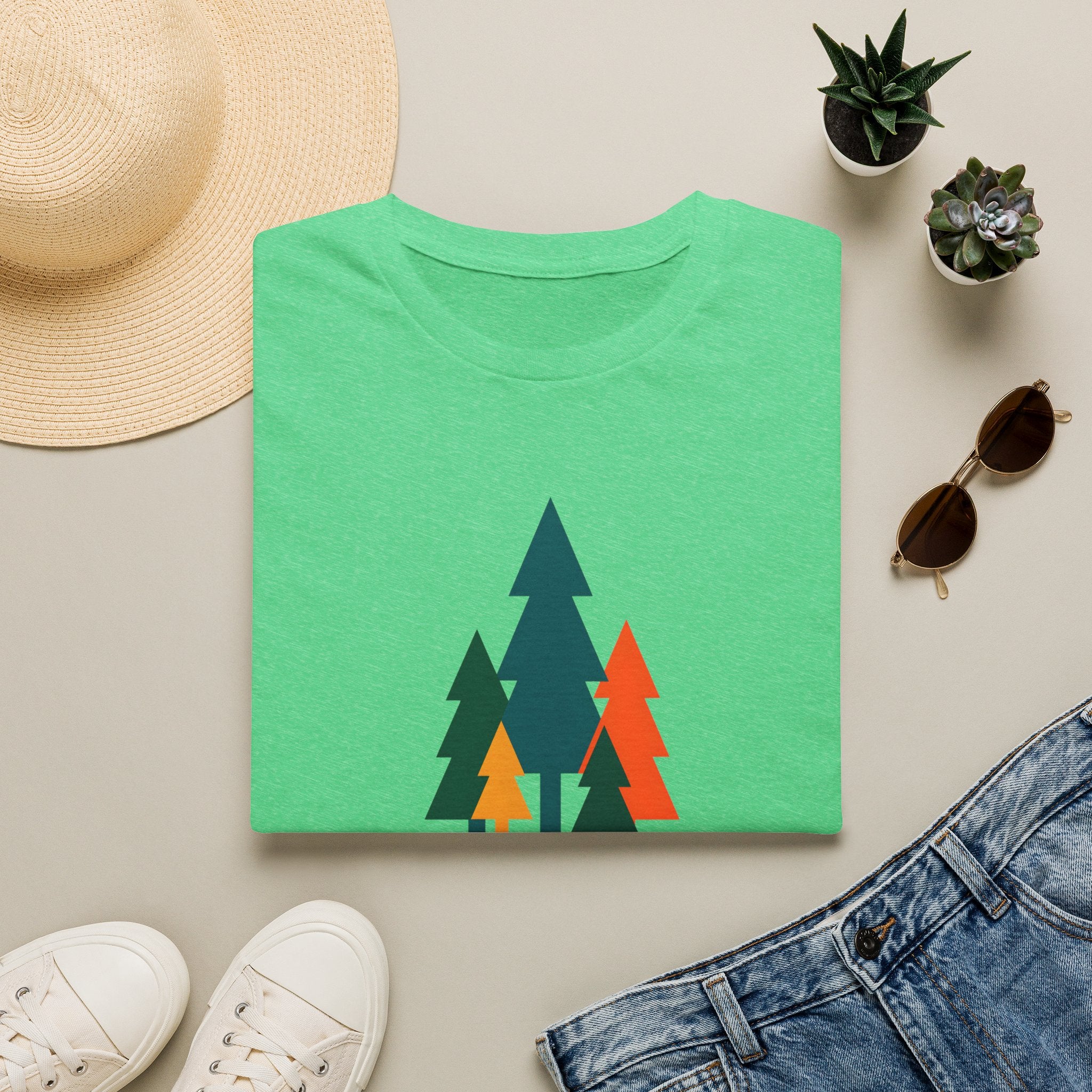 Colorful pine trees T-Shirt