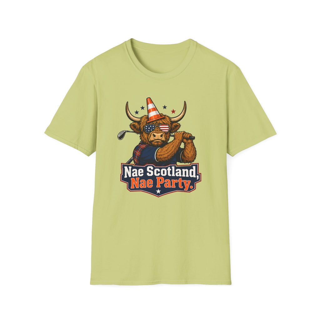 Highland Cow Golfer T-Shirt