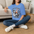 Nae Scotland, Nae Party – Scottish Bagpiper Cone T-Shirt